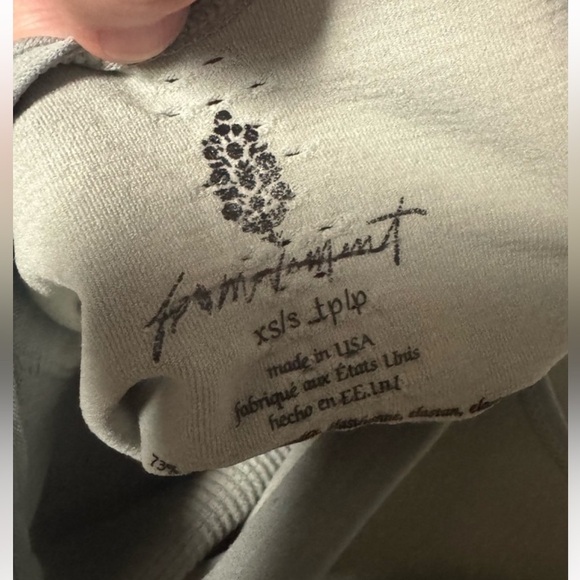 NWOT Free People FP Movement Good Karma Bodysuit Smoked Sage Green Size XS/SM - Picture 8 of 8